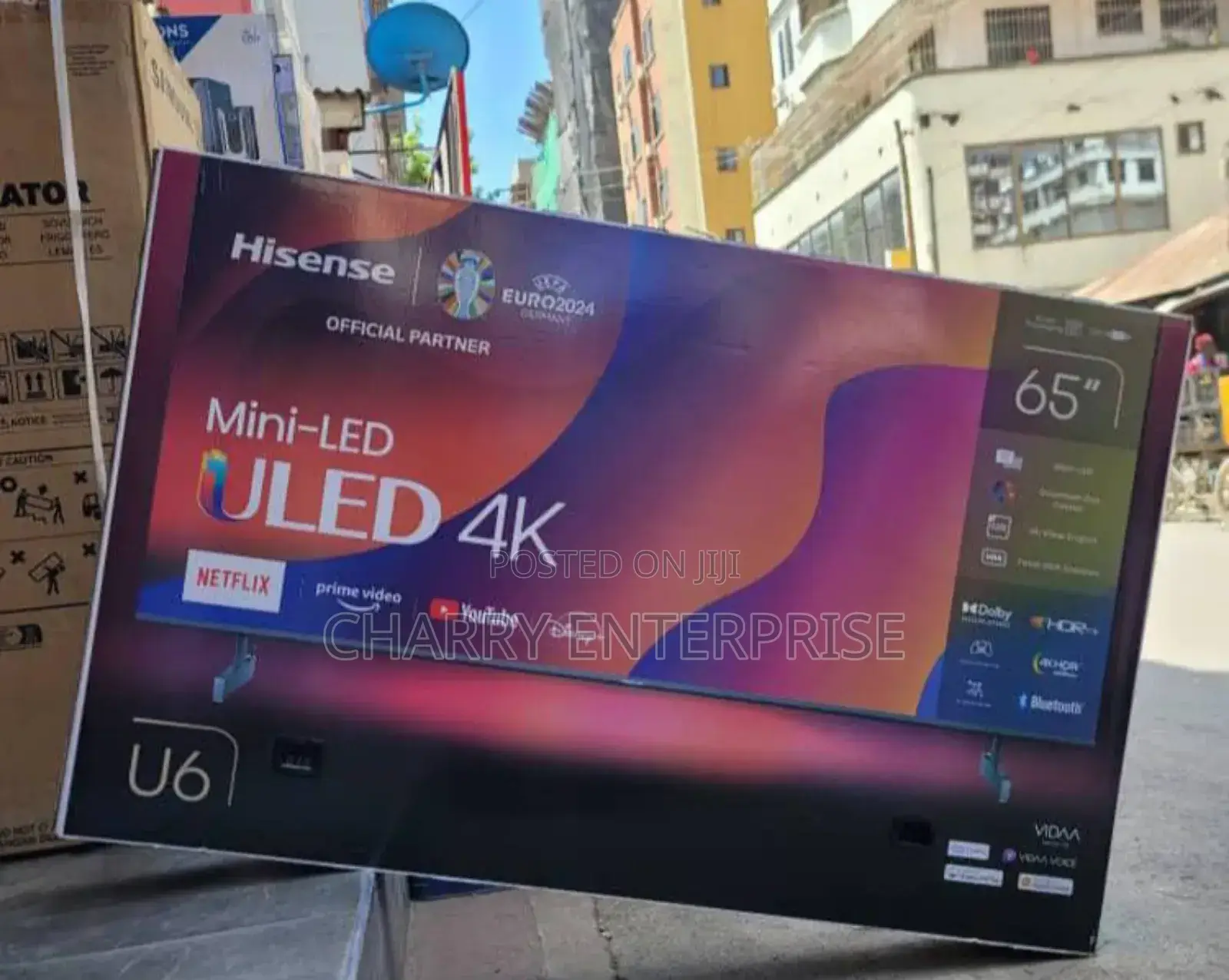 Hisense Uled Smart U6 Inch 65 HDR Tv Vidaa