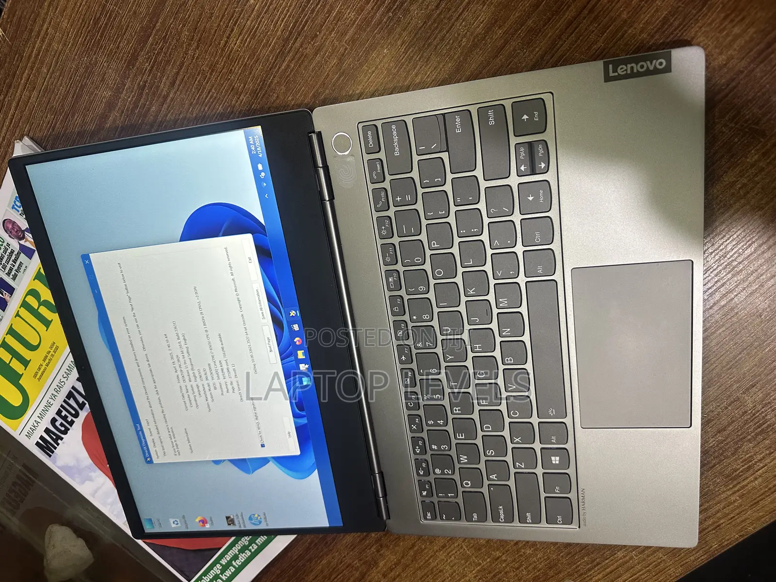 Laptop Lenovo ThinkBook 13 8GB Intel Core I7 SSD 256GB