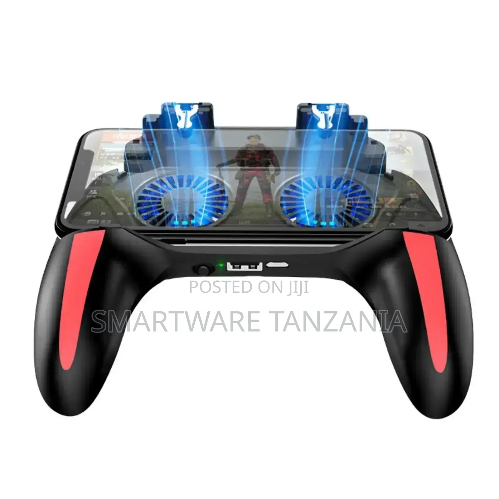 Pubg Mobile Controller With Cooling Fan, Triggers For Gaming