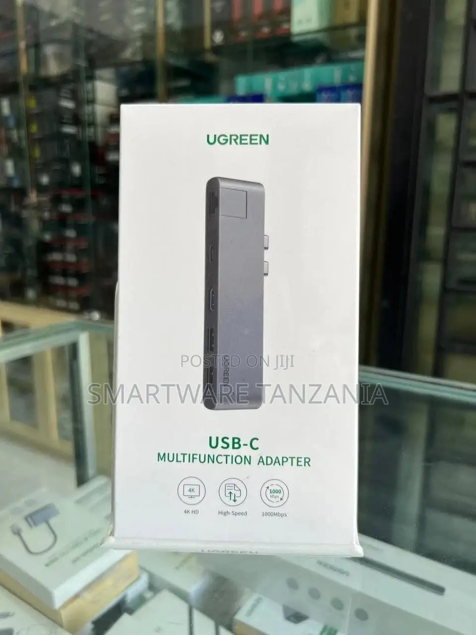 Ugreen 6 In 1 Hdmi, Usb 3.0 Hub, 1000 Mbps Ethernet