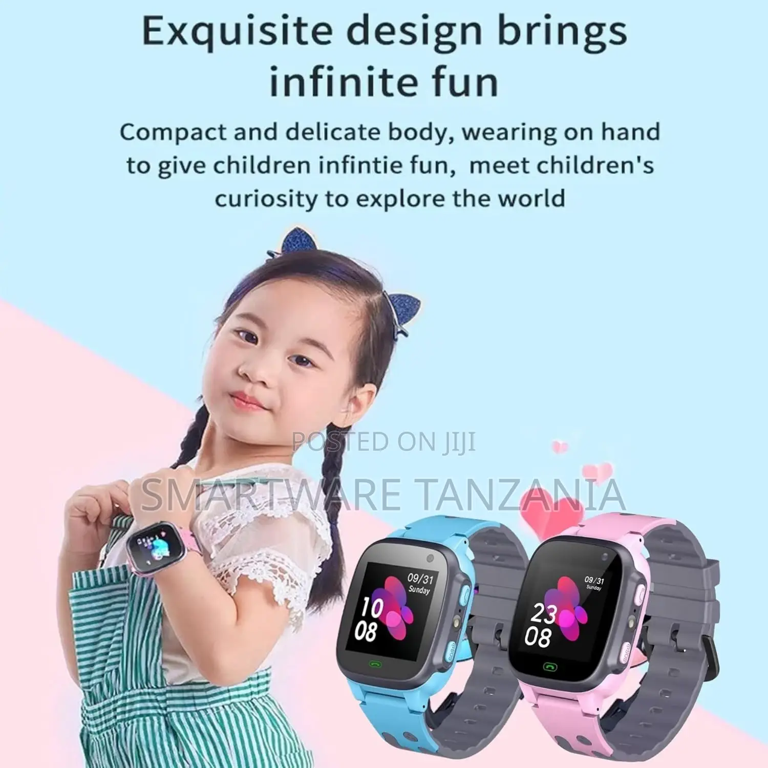 4-14 Year Old Kids Dual Camera Touchscreen Smart Watch