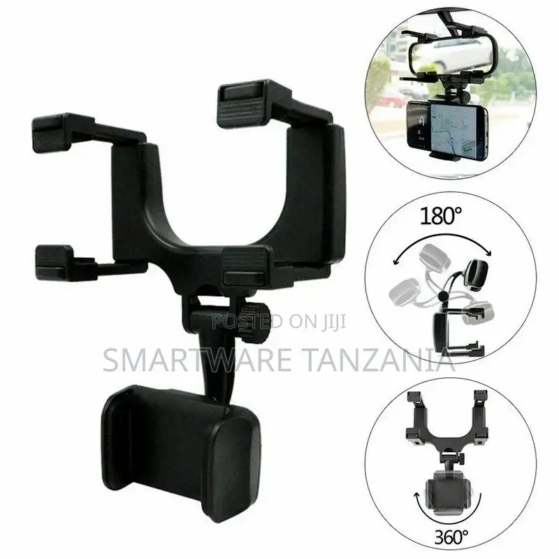 Universal Car Rearview Mirror Mobile Gps Holder Mount