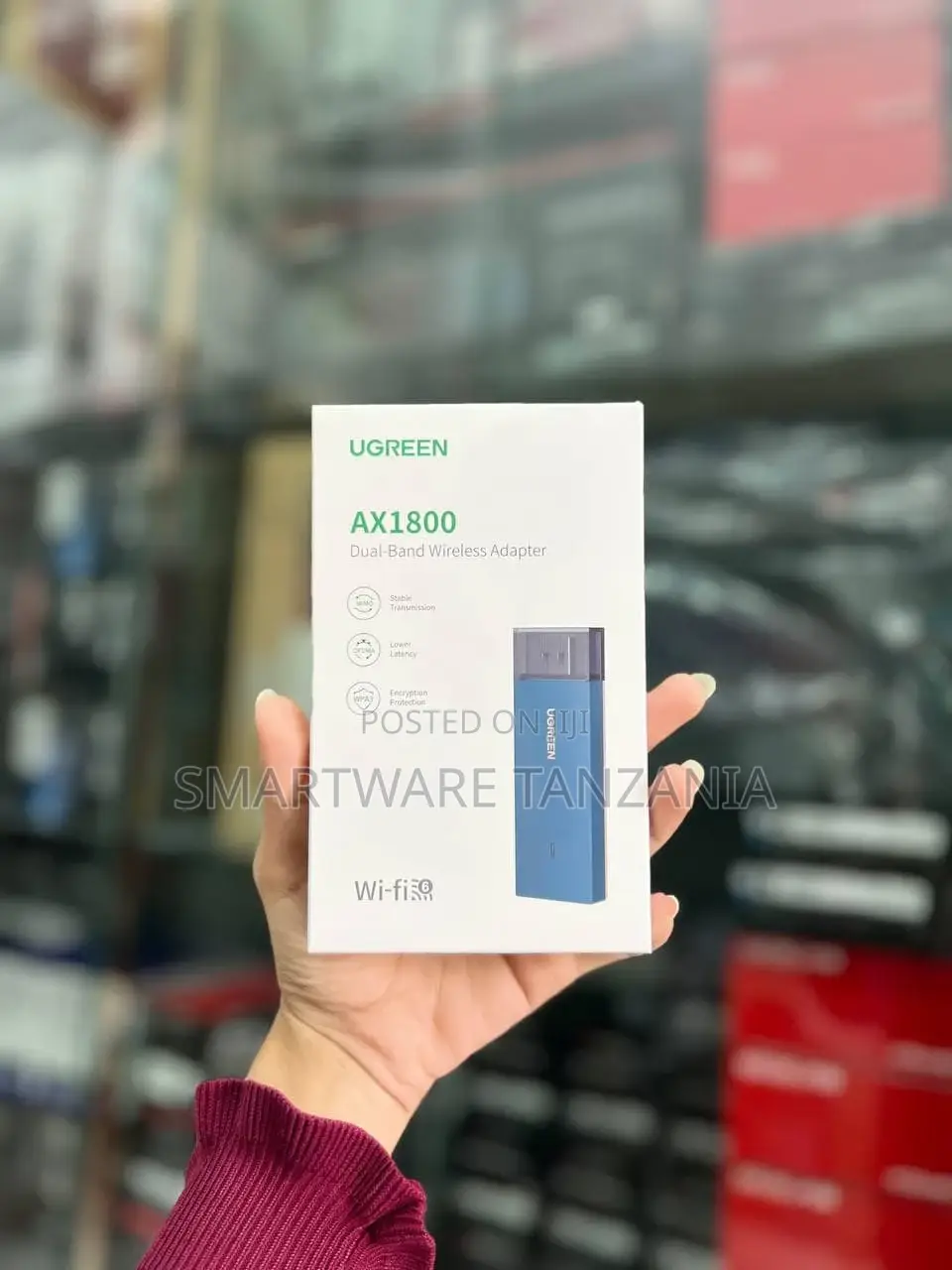 Ugreen Usb Wifi 2.4g 5ghz Dual Band Portable Wifi 6 Adapter