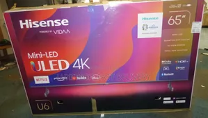 Hisense Mini-Led Uled Uhd HDR Smart Tv 65u6k