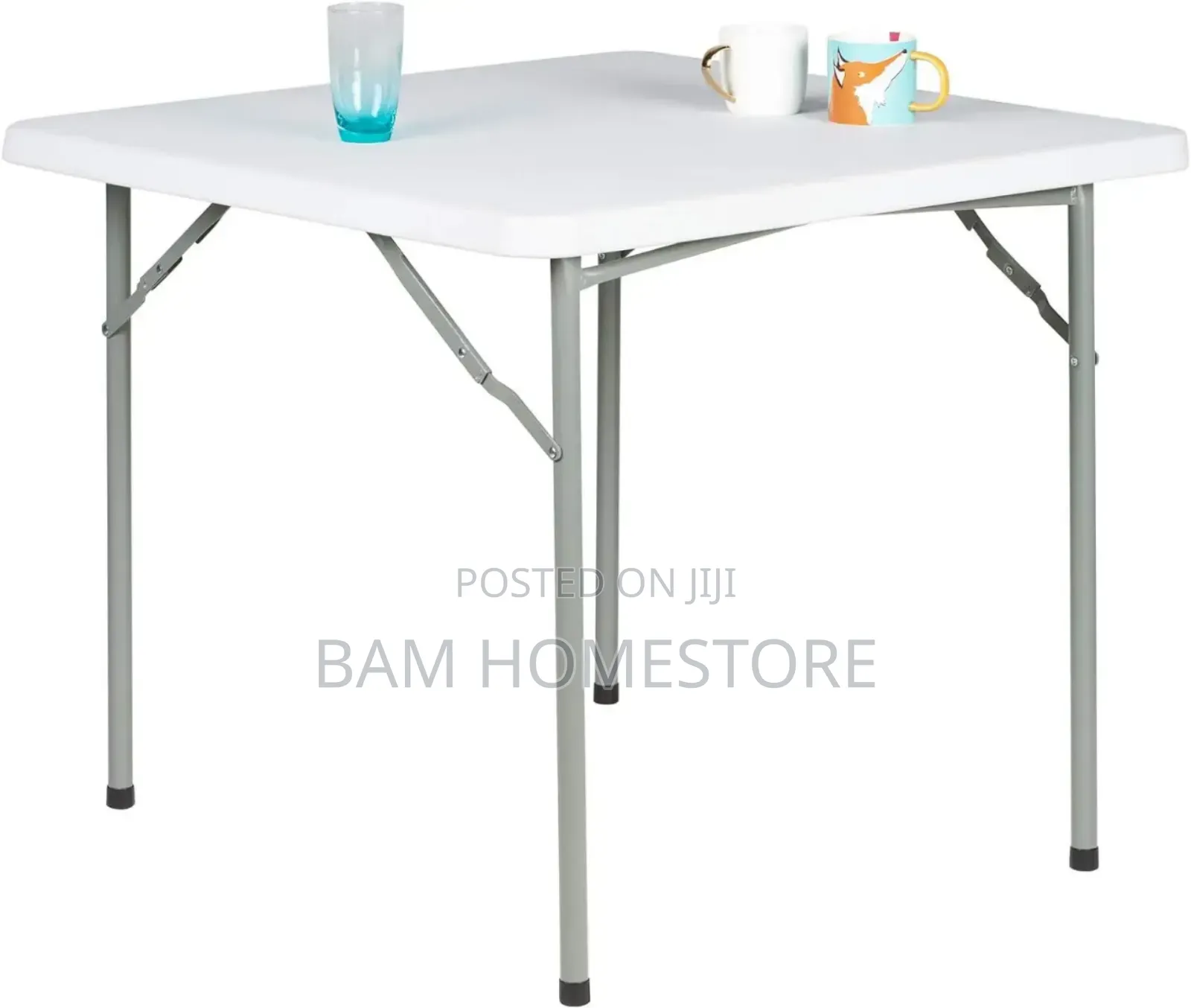 Foldable Square Table 80cm