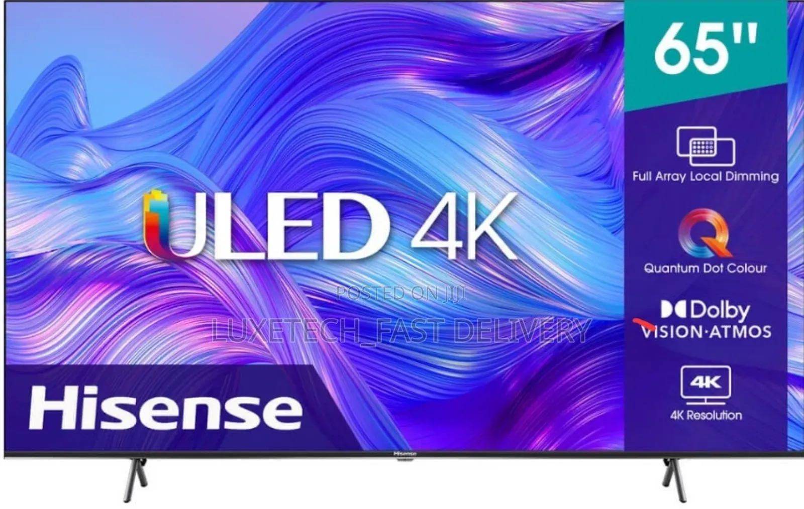 Hisense Mini-Led Uled Uhd HDR Smart Tv 65u6k
