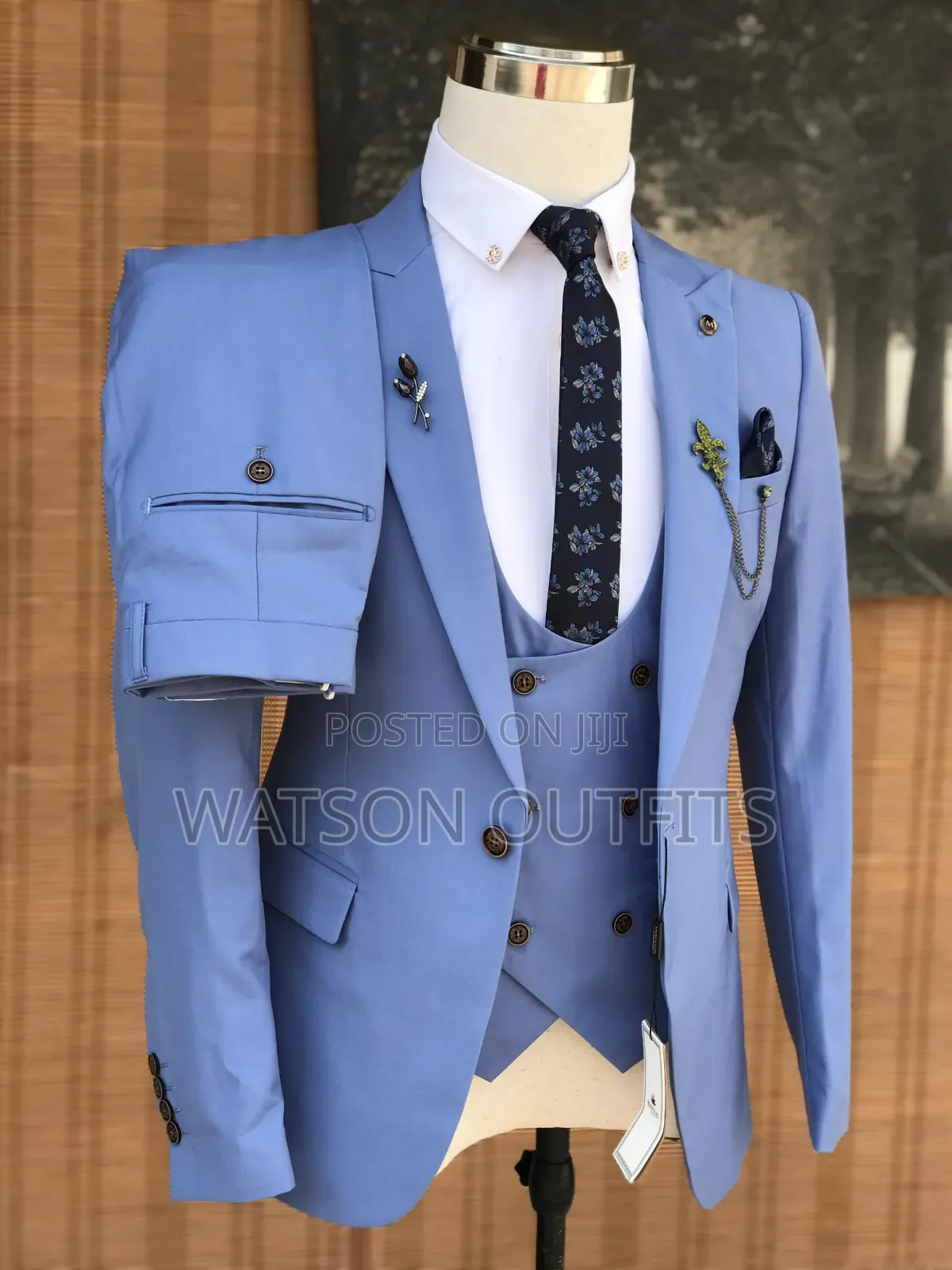 Men's Suit Smart of Skyblue Color