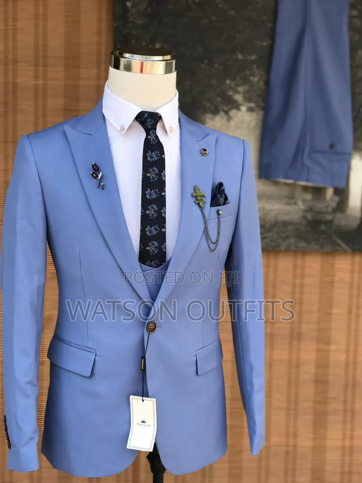 Men's Suit Smart of Skyblue Color