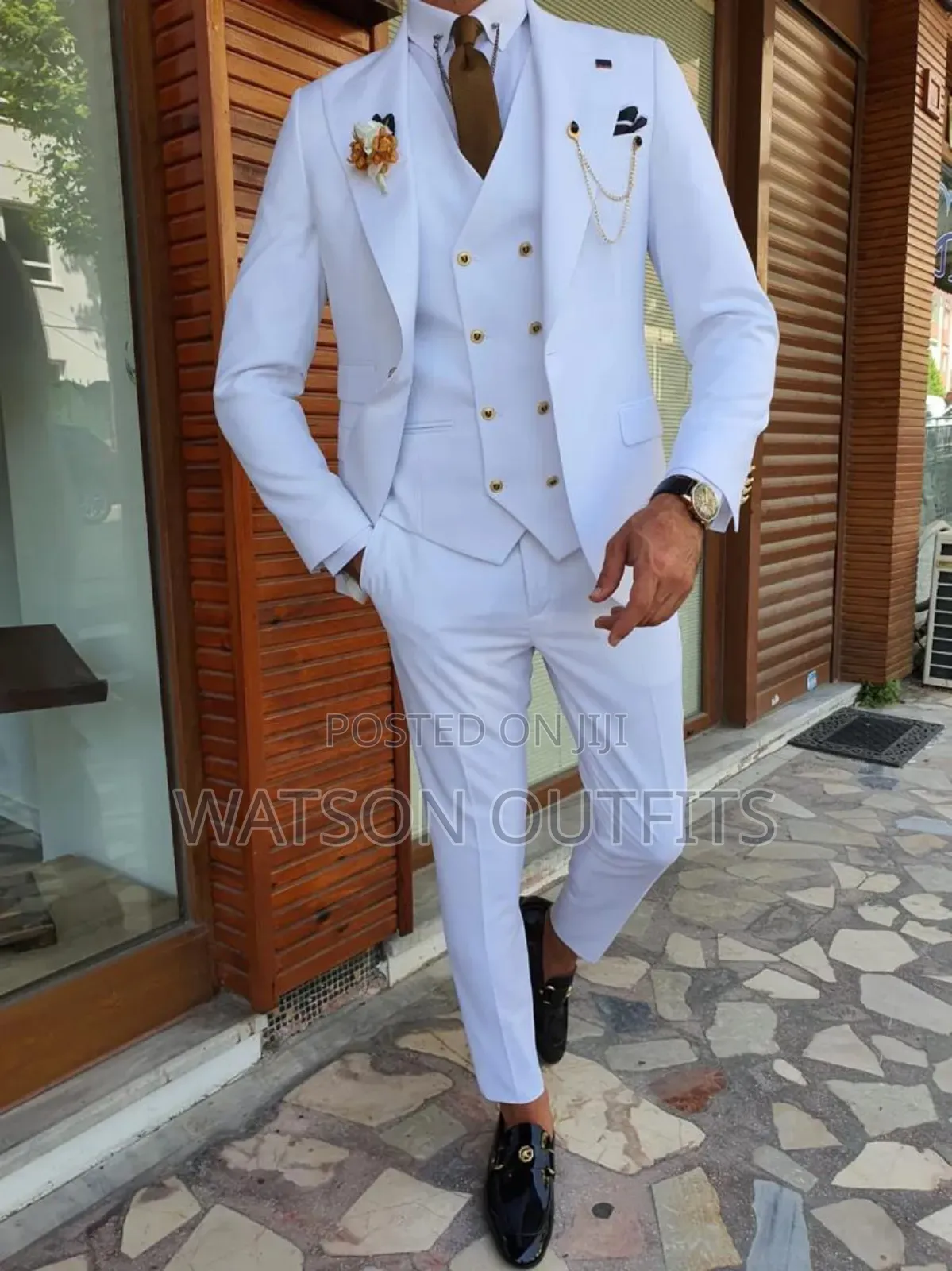 White Colour,New,Smart Classic Men Suits