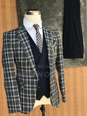 Suti Ya Draft Ya Kizibao Cha Dark Blue
