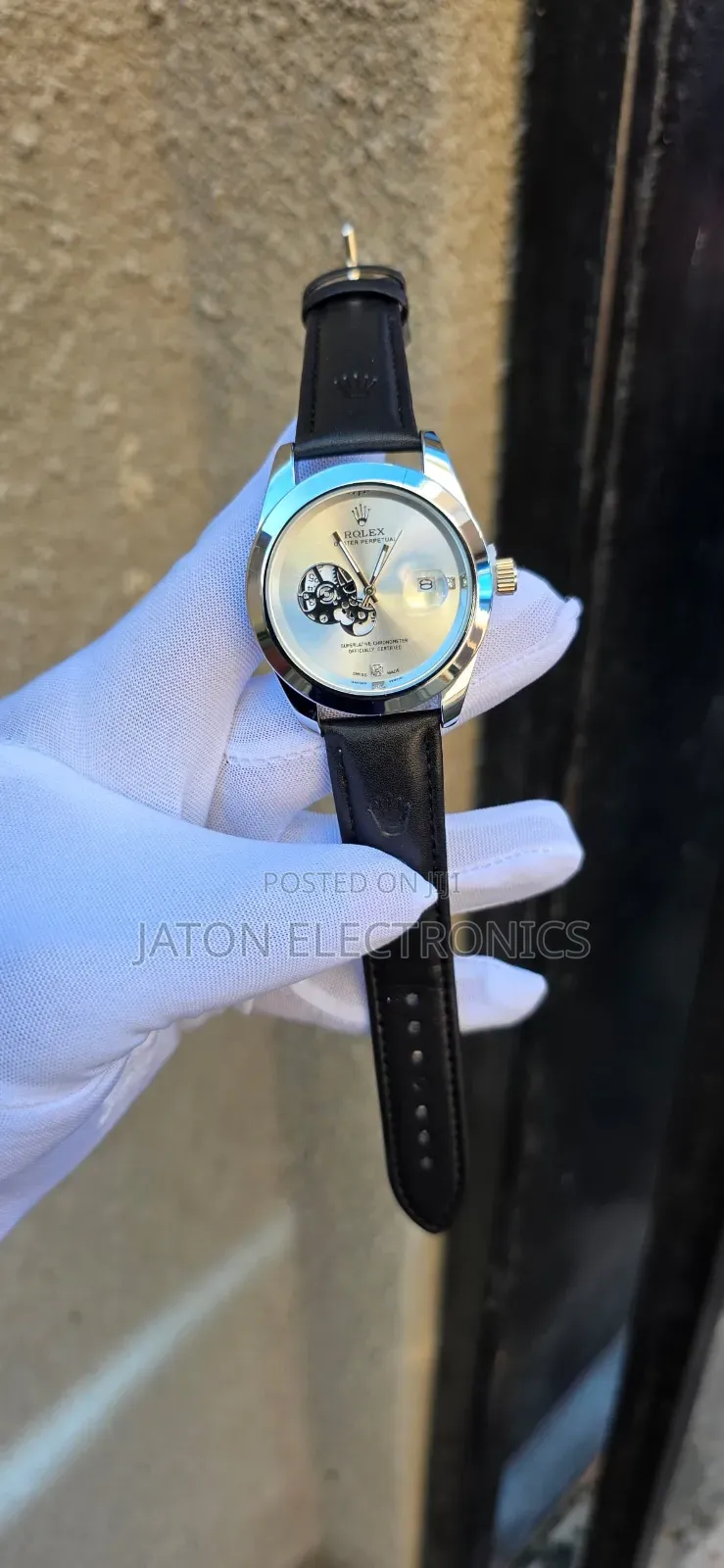 Model Rolex Leather Unisex Watch