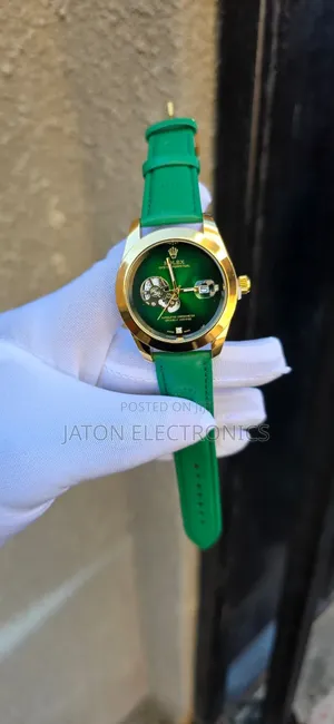 Model Rolex Leather Unisex Watch