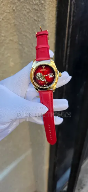 Model Rolex Leather Unisex Watch
