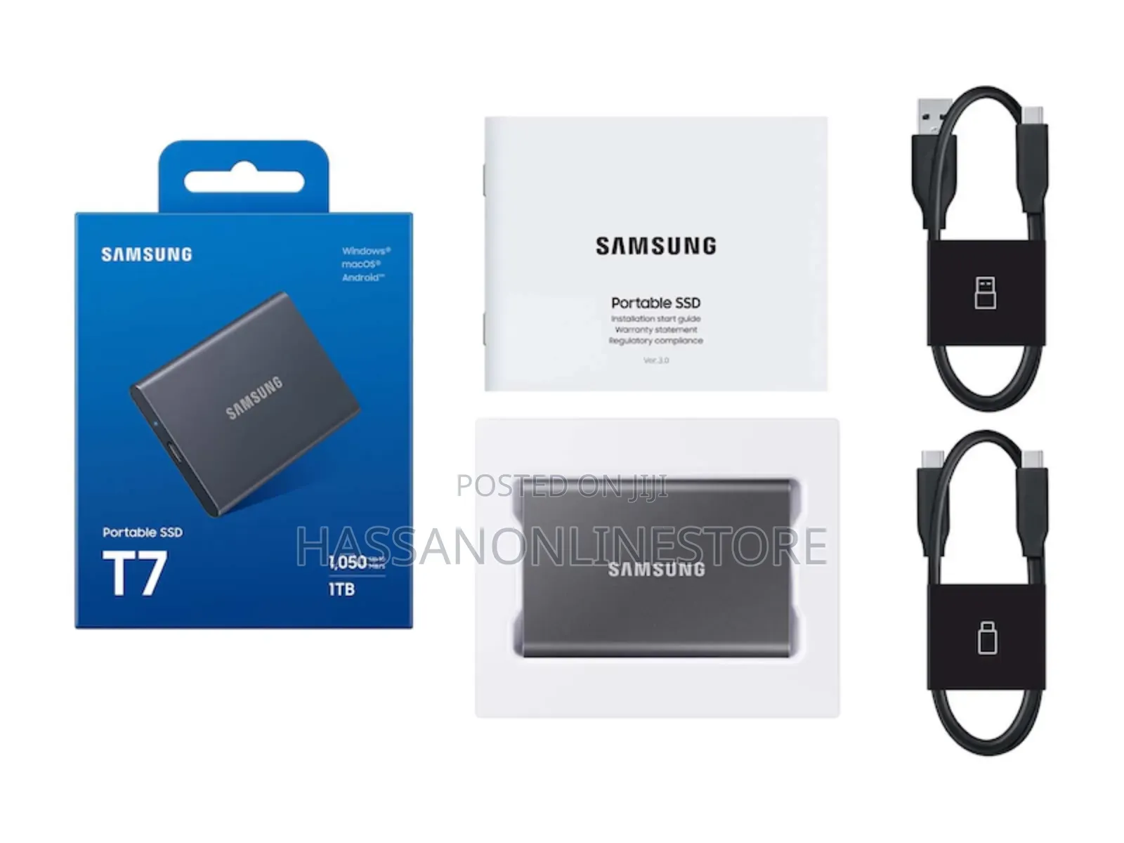 Samsung 1tb T7 Portable SSD 1050mb/S