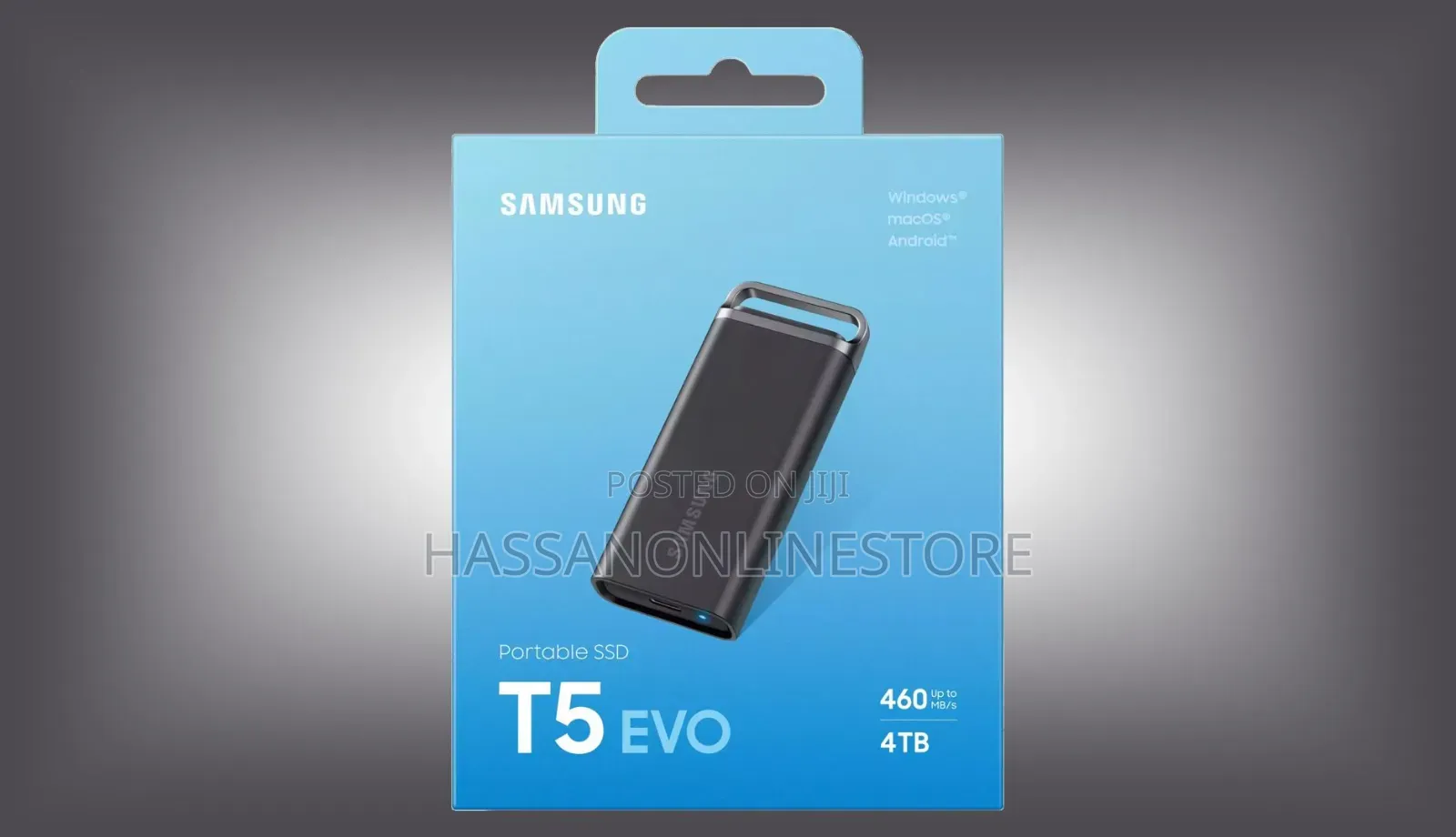 Samsung 4tb T5 Evo Usb 3.2 Gen 1 Portable SSD 460mb/S