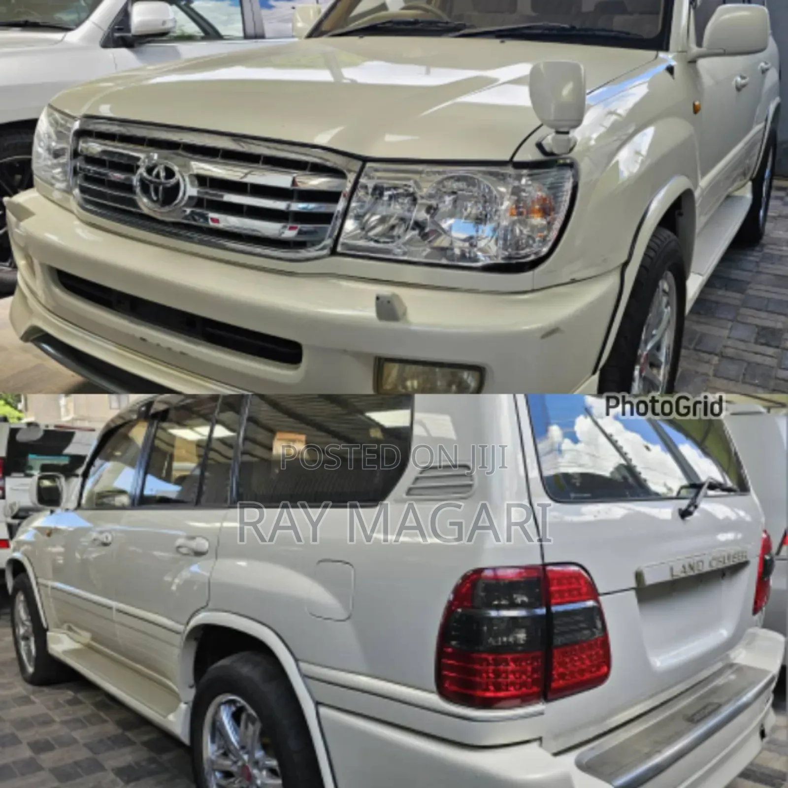 Toyota Land Cruiser 2001 White