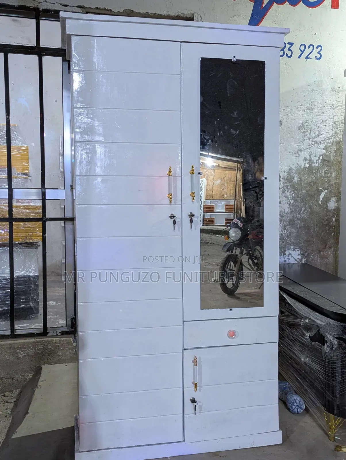 Kabati Milango Miwili Wardrobe Cabinet