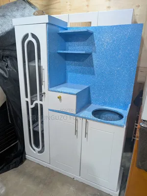 Kitchen Cabinets Ya Jiko La Ges White Mixer Blue