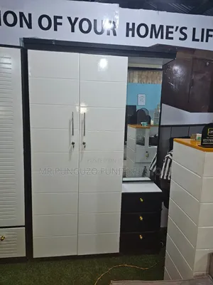Kabati Milango Miwili Na Dressing Table Pembeni