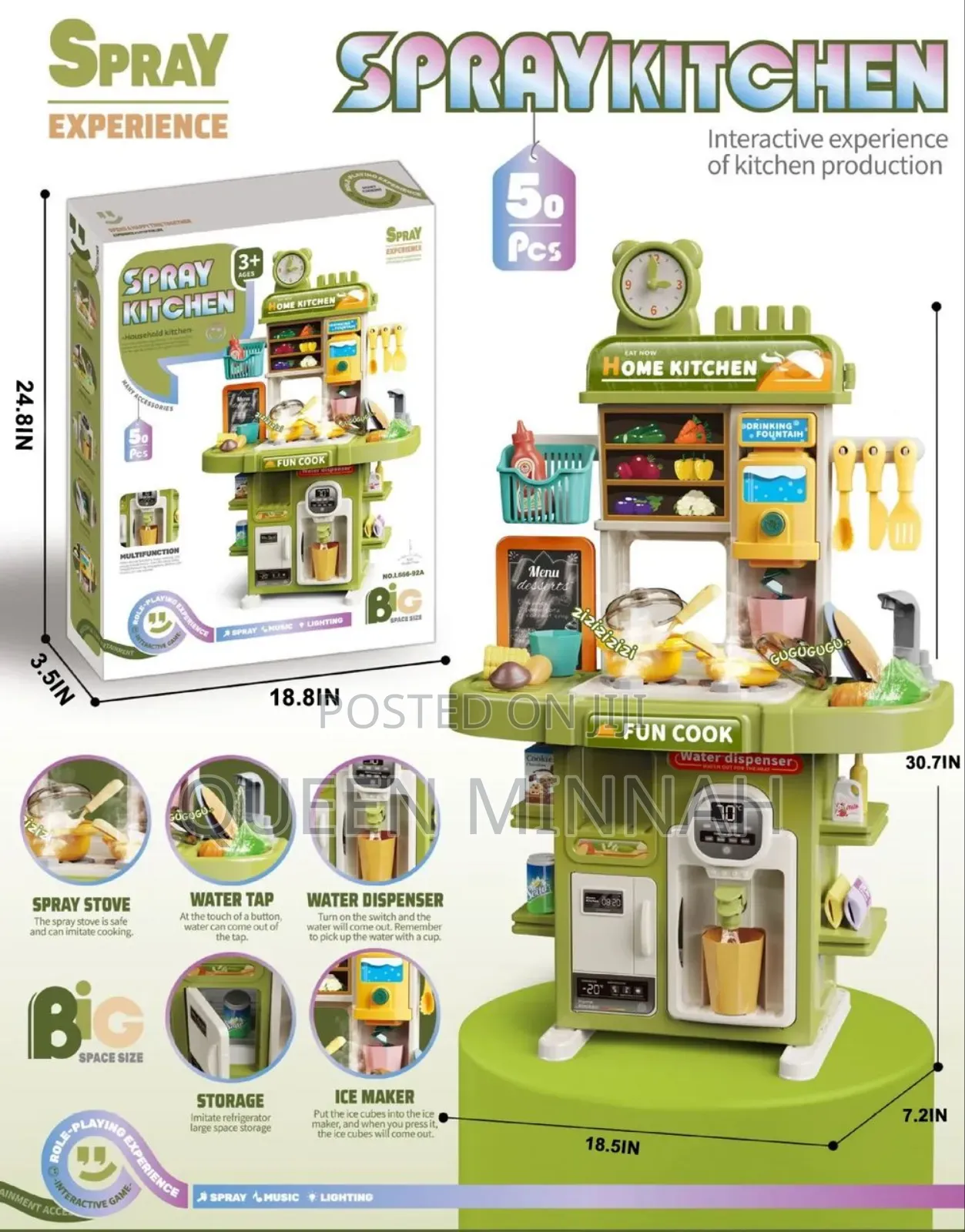 Kitchen Toys (Spray Kitchen) 50pcs