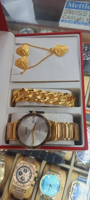 3 in 1 Set Watch,Bracelet , Neck Chain