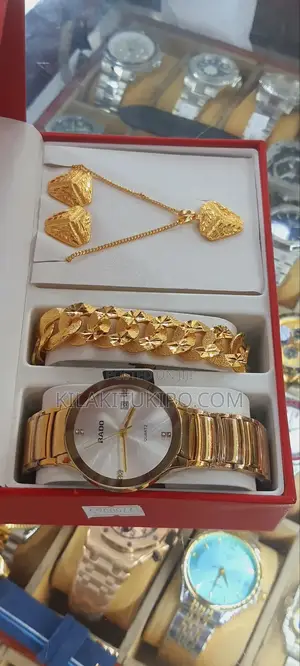 3 in 1 Set Watch,Bracelet , Neck Chain