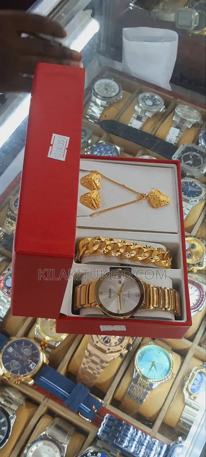 3 in 1 Set Watch,Bracelet , Neck Chain
