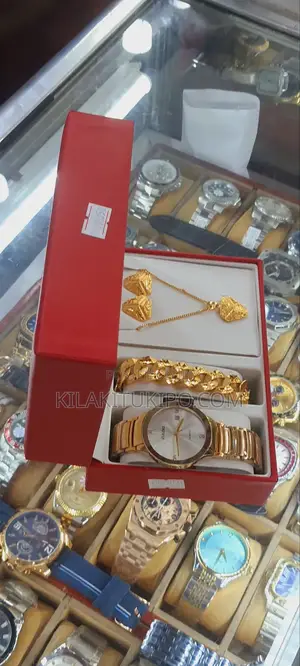 3 in 1 Set Watch,Bracelet , Neck Chain