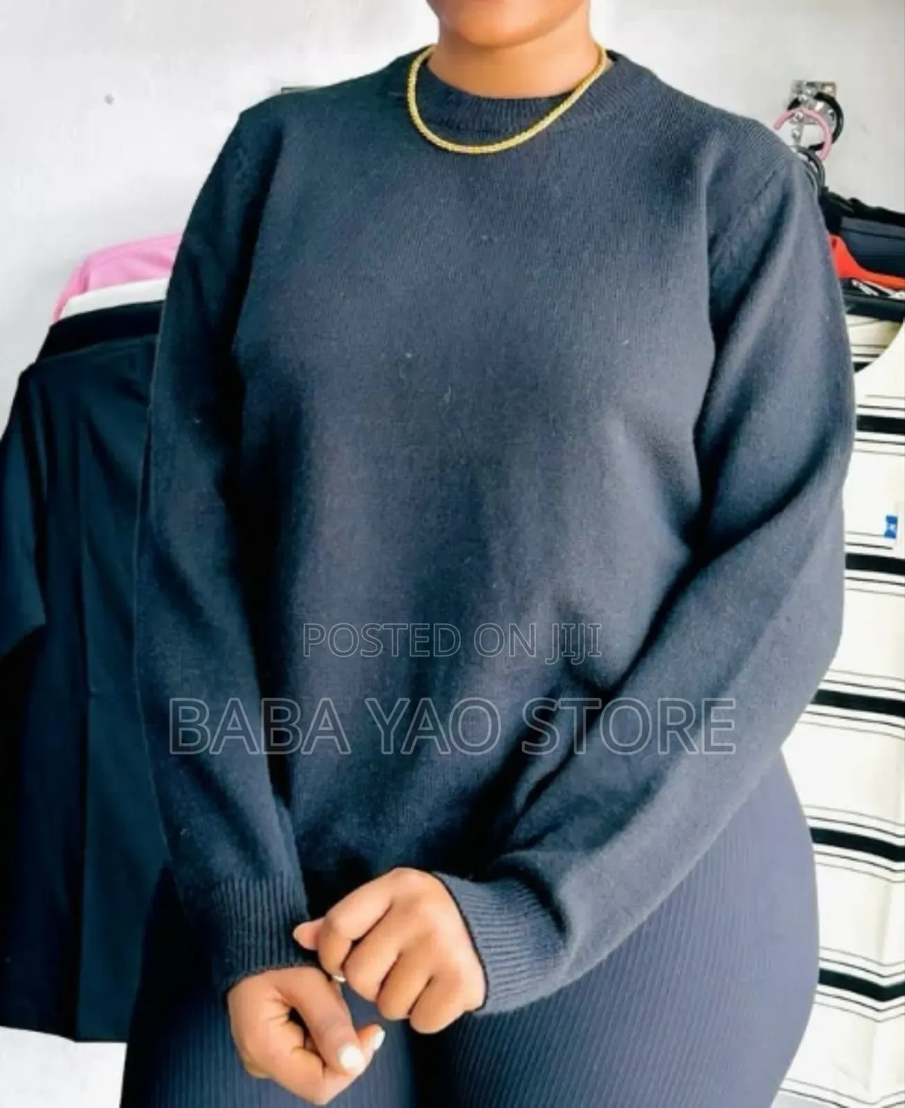 Unisex High-Grade Round Collor Casual Pullover
