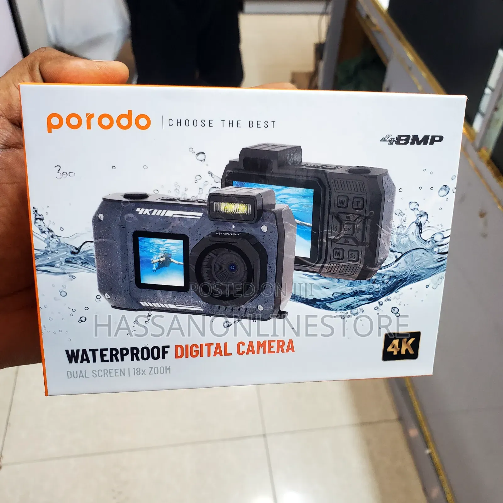 Porodo Advanced Digital Camera Video Stabilization 18x