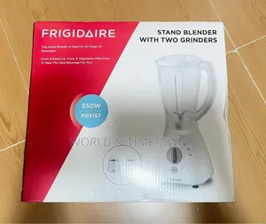 Frigidaire Blender Fd5157, 550w, White, 1.5 L Plastic Jar,