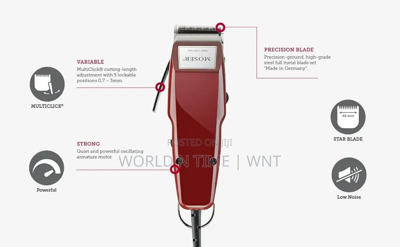 Moser 1400-0150 Edition Corded Clippers