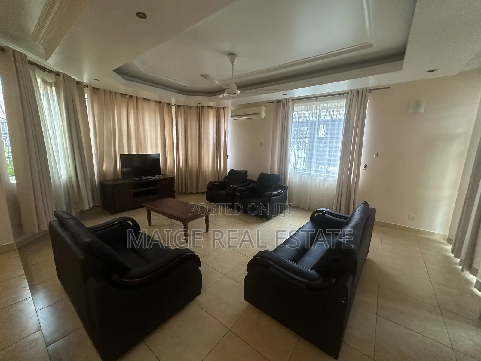 Furnished 3bdrm Villa in Mikocheni for rent
