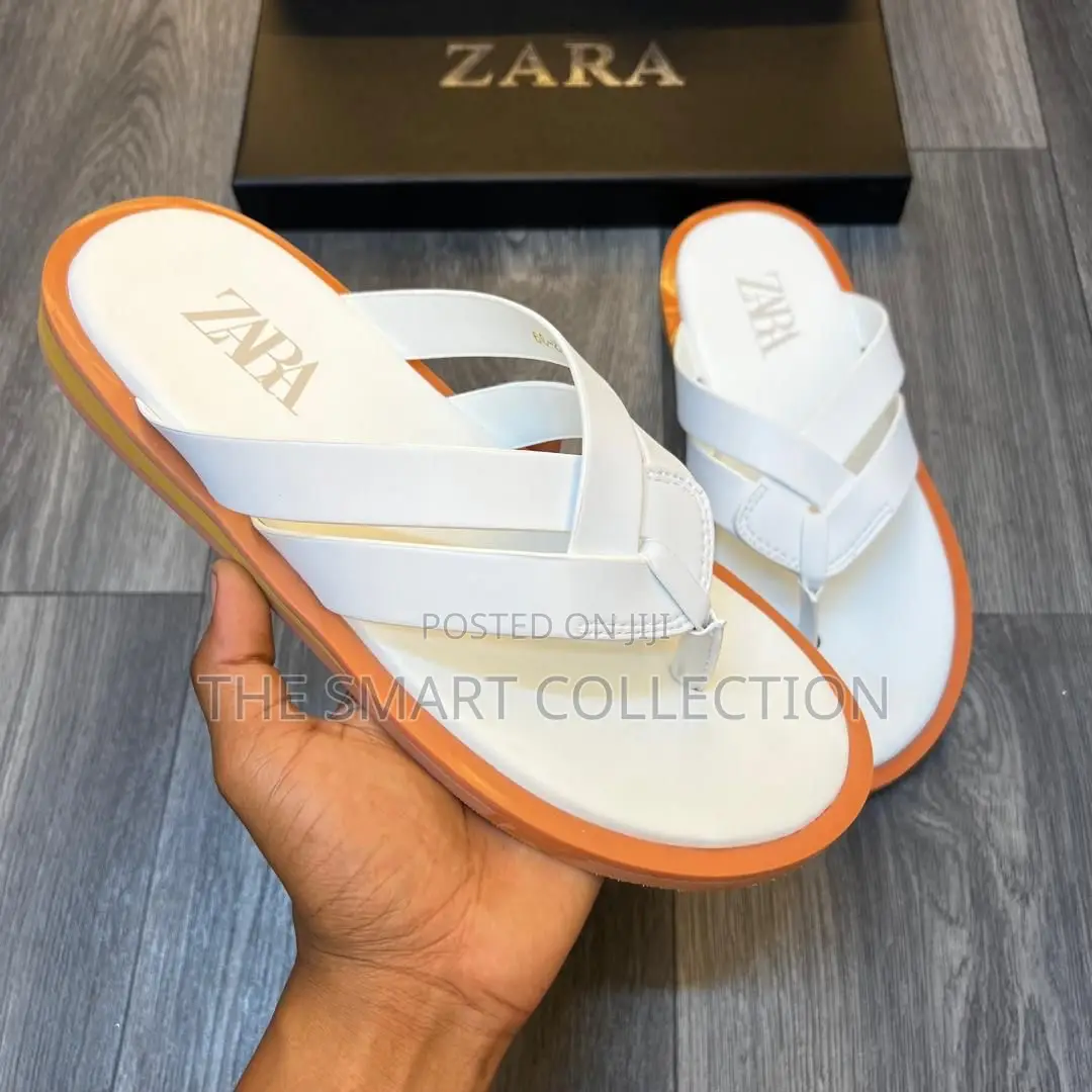 Zara White Sandals