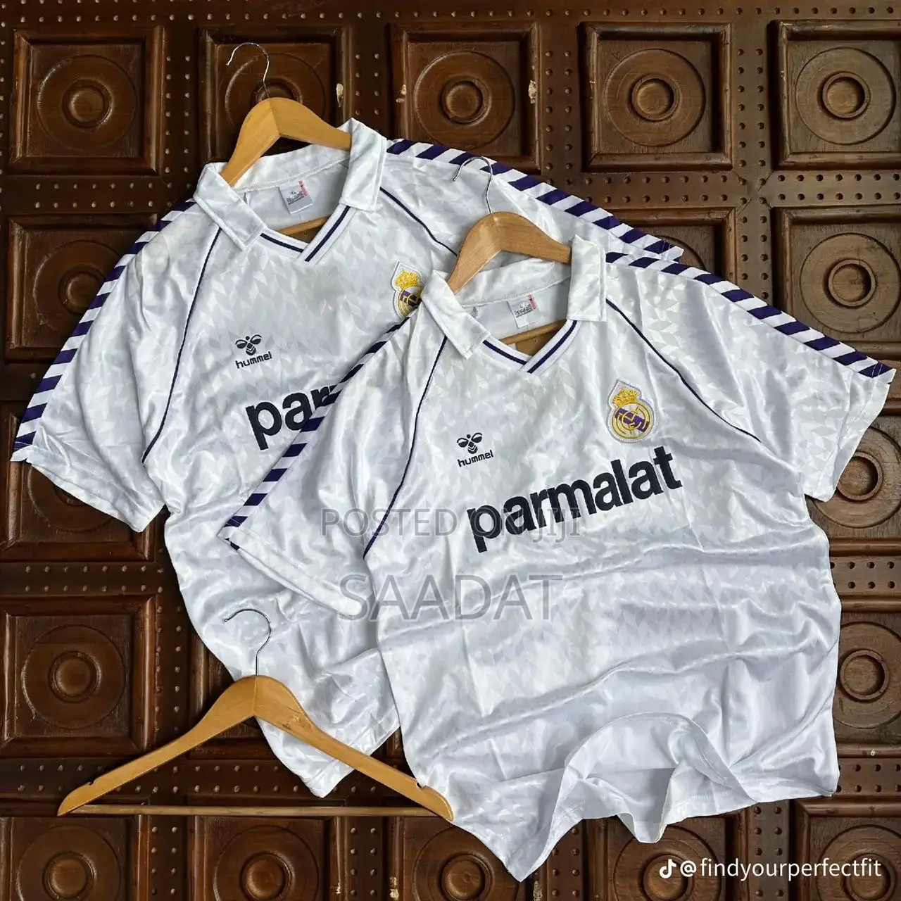 Rear Madrid Home Shirt 1986