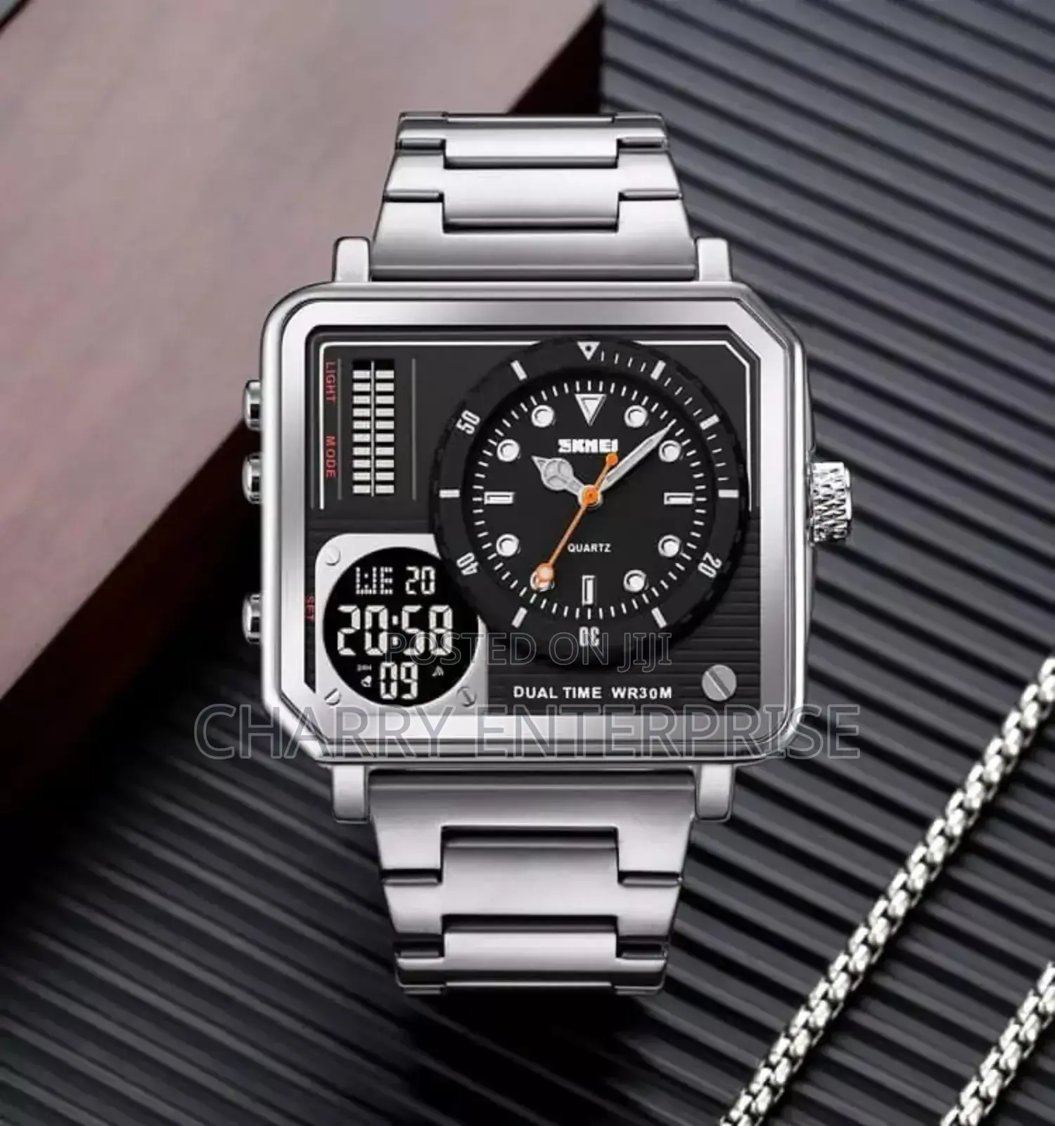 Skmei Best Watch Analog and Digital Light Date Waterproof