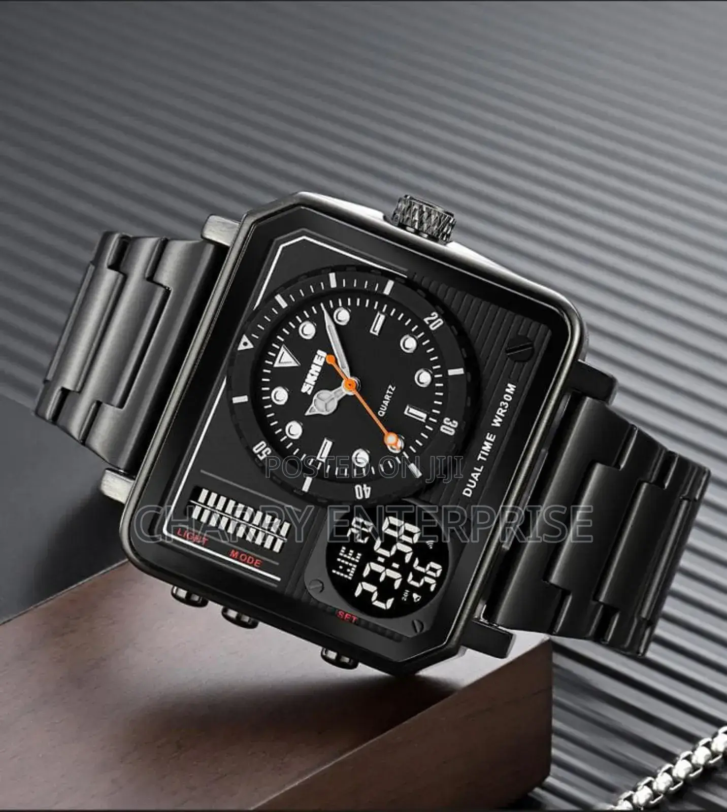 Skmei Best Watch Analog and Digital Light Date Waterproof