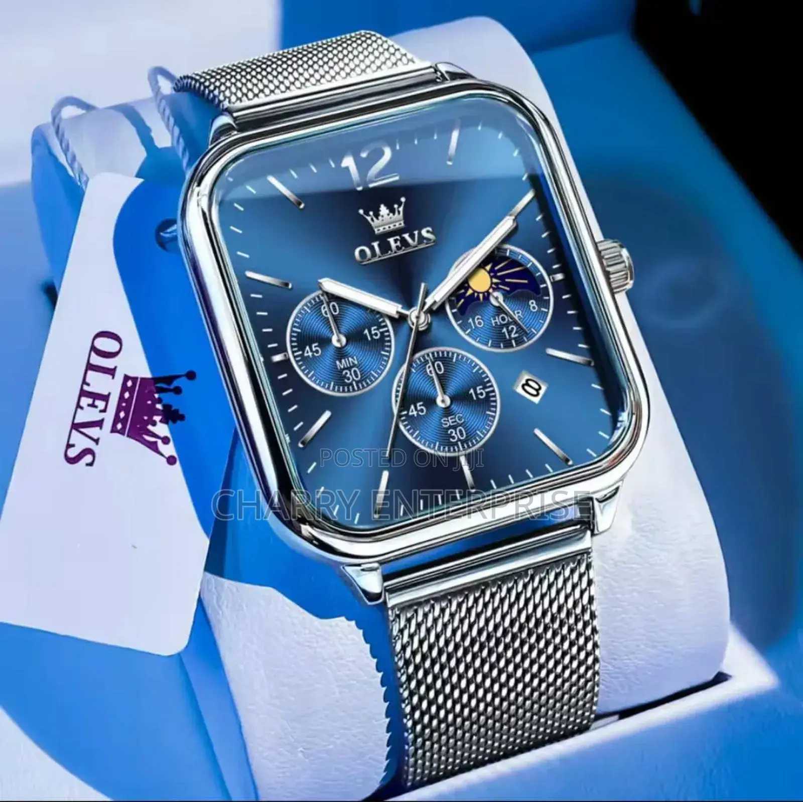 Olevs Best Quality Watches 
 Date 
 Day Water Resistant
