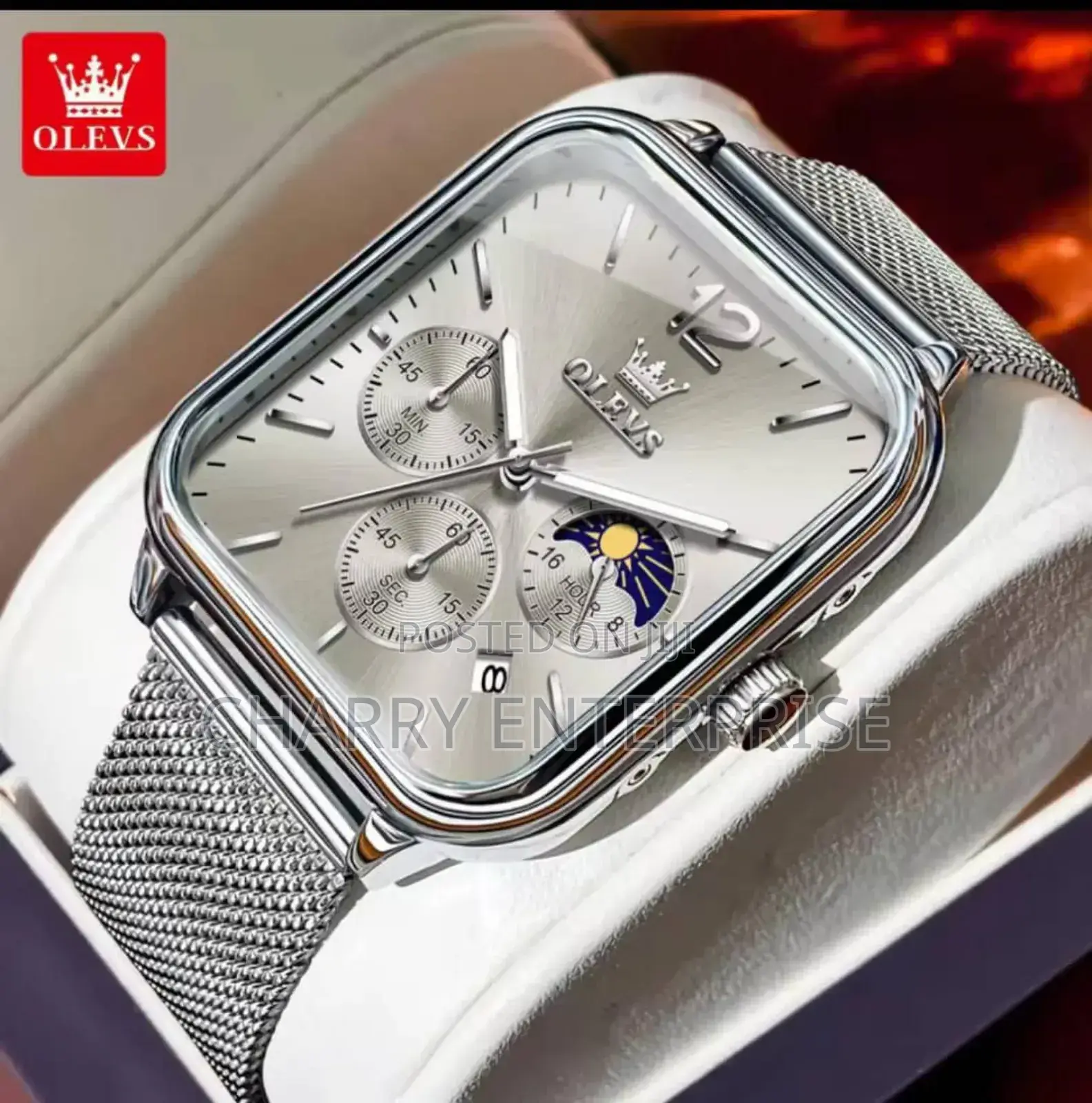 Olevs Best Quality Watches 
 Date 
 Day Water Resistant