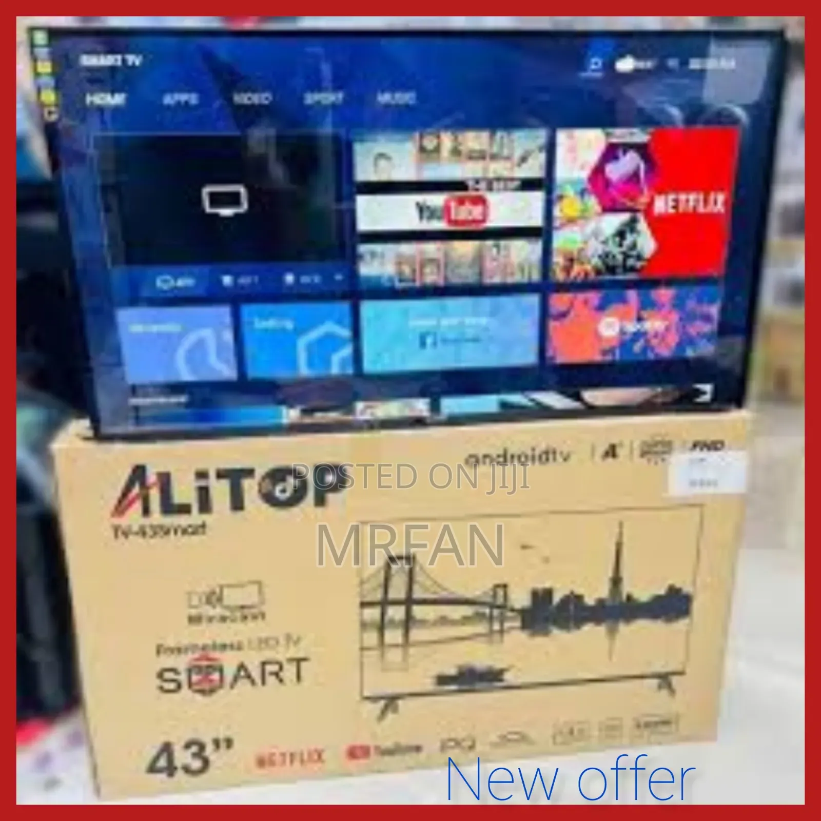 Alitop Smart Tv Full Hd 43 Inch Offer