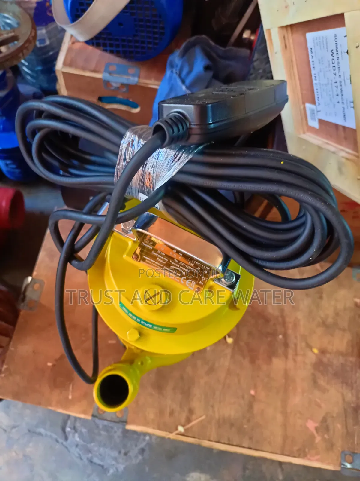Shimge 1.5hp Pump Ya Maji Taka (Sewage Pump)