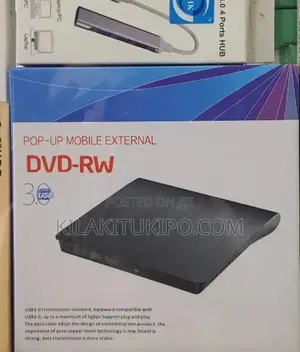 DVD -Rw Pop Up Mobile External Plug Play