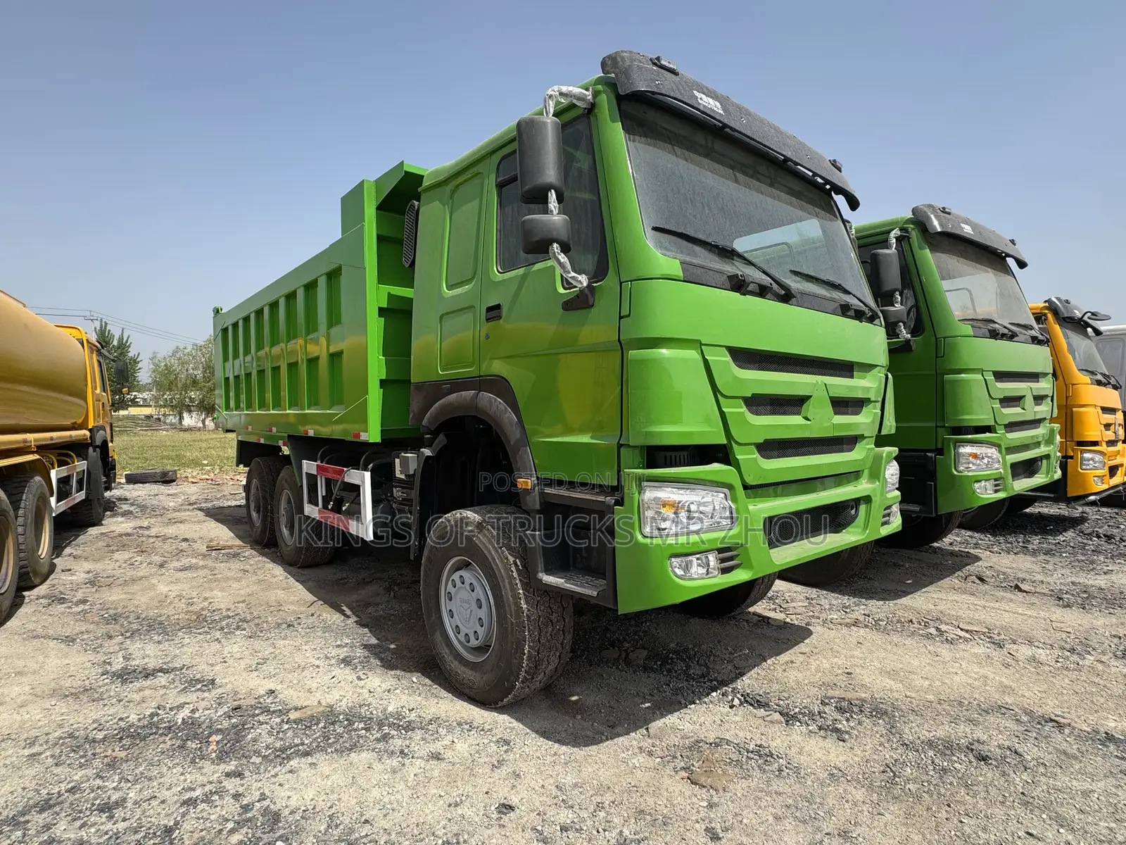 Ready to Order Used 6x6 Howo Dump Truck for Sale