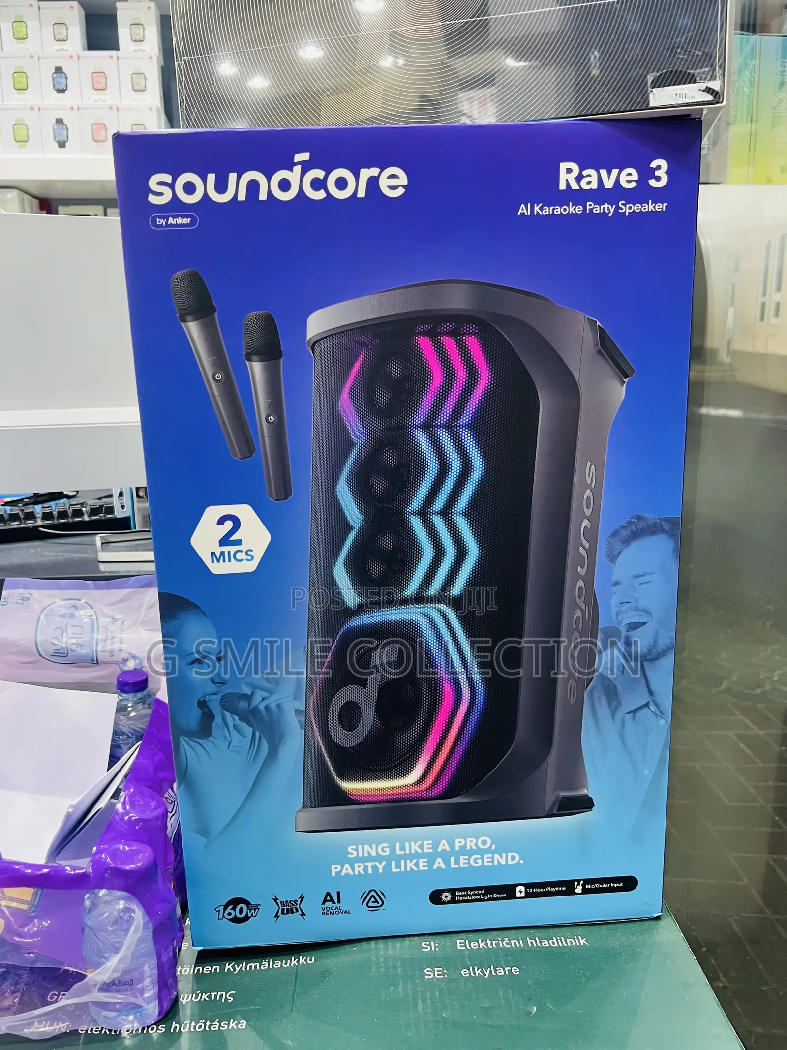 Soundcore by Anker Rave 3 Wireless Karaoke Party Speaker
