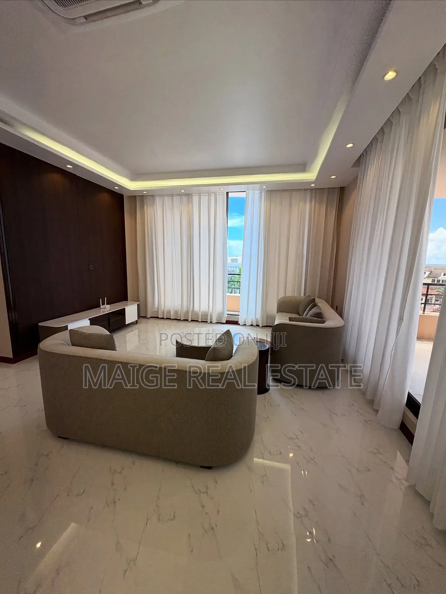 Furnished 3bdrm Apartment in Masaki for rent