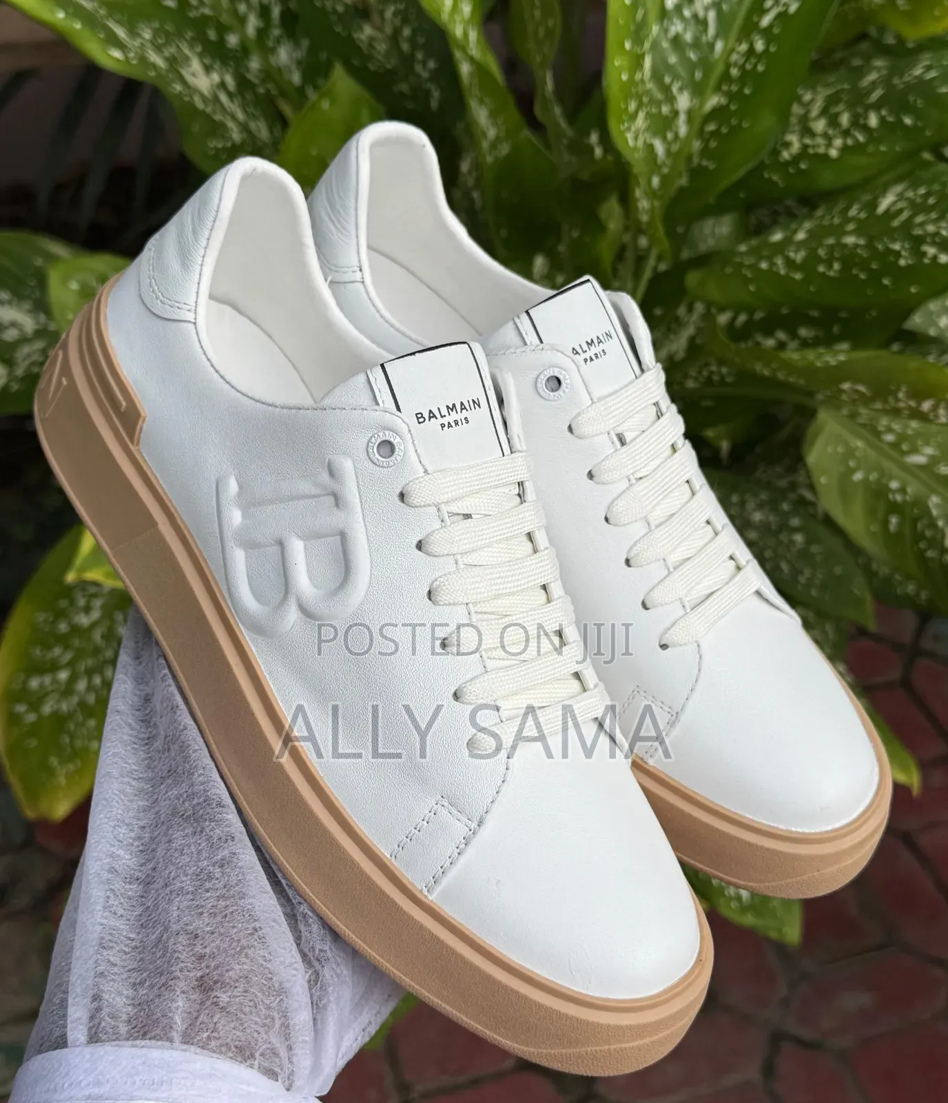 Men's Sneakers Balmain Material Leather