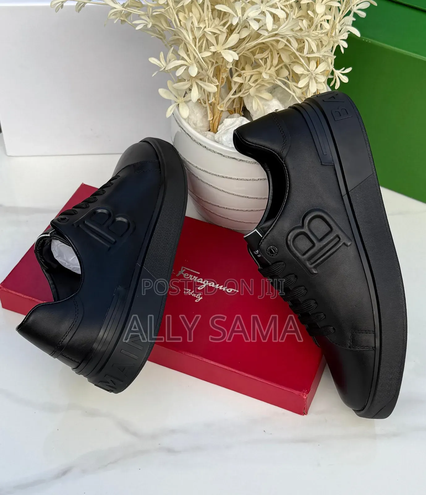 Men's Sneakers Balmain Material Leather