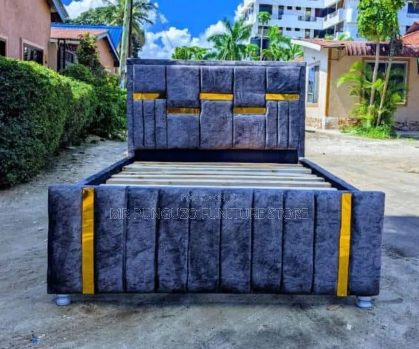 Bed Sofa Classic Sana 5/6 Blue
