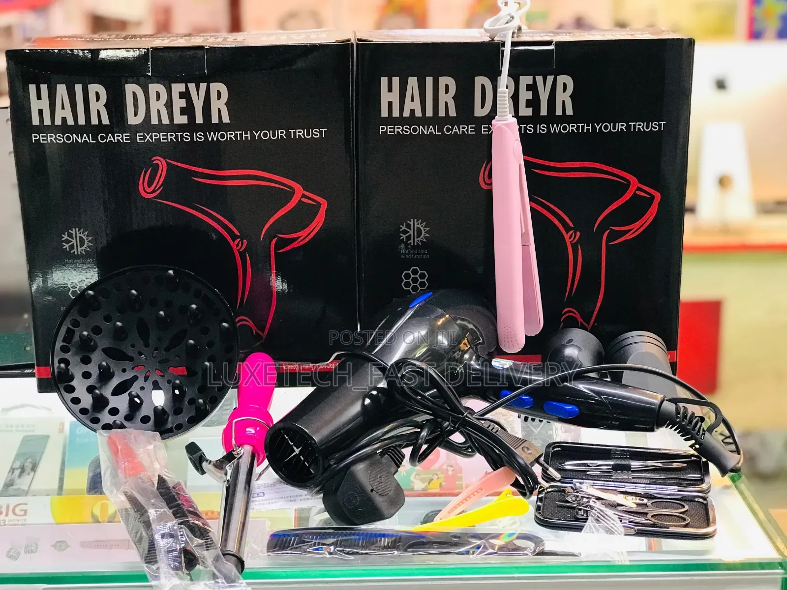 Hair Dryer 10 in 1 Set