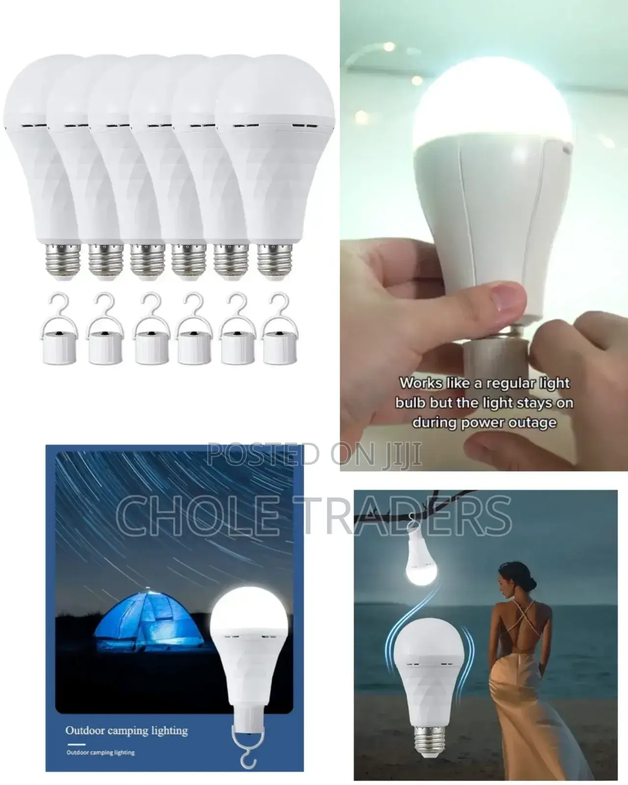 15w Led Rechargeable Emergency Light Bulb